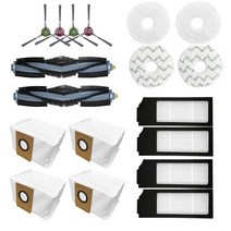 Ecovacs에 대 한 18PCS Hepa 필터 걸레 천 Deebot X1 터보/옴니 로봇 진공 청소기 예비 부품 액세서리, 01 As shown