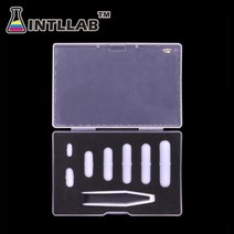 자석교반기 INTLLAB 혼합 사이즈 교반 막대 PTFE 마그네틱 교반기 믹서, 3.TYPEB SET