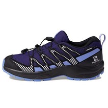 살로몬 Salomon Xa Pro V8 CS WP (리틀 키즈 빅 키드) Astral Aura 블랙 퍼플 헤더