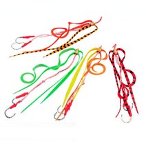 타이라바 스커트 채비 참돔 지깅 BKK훅 12호 13종, 3. 오렌지