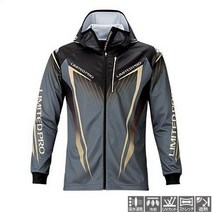 22 일본 시마노 shimano 가마가츠 Gamakatsu 야외 얼음 실크 낚시 복장 선 스크린 슈트 긴팔 속건성 업그레이드 후드 슈트 통기성, D