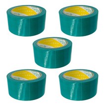 소유 청테이프 면테이프 가정용 녹색 48mm x 15M, 10개입