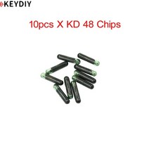 자동차 키 오토키 원격시동 차키 2022 keydiy kdmax 자동차 키 프로그래머 자동 원격 생성기칩 리더주파수 테스터 다기능 장치 칩, 10pcs kd 48 칩