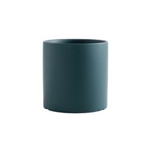 1pc 순수 컬러 세라믹 꽃 냄비 홈 인테리어 즙이 많은 세라믹 FlowerPot 식물 홀더, 14x14x14cm, J