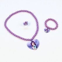 시크릿쥬쥬 정품 악세사리 패션 주얼리 목걸이 팔지 반지 세트 3종 세트구성