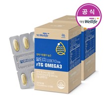 대상웰라이프 혈관에좋은영양제 알티지 오메가3 30캡슐 혈액순환제 고약사 오메가3 1개월분