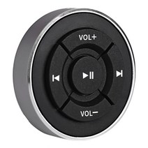 무선 블루투스 미디어 스티어링 휠 안드로이드에 대한 원격 제어 Mp3 음악 플레이어 IOS 스마트 폰 자동차, 한개옵션0