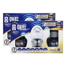홈매트 리퀴드 세트 알파 플러스 훈증기 2대 + 교체용리필 4개(180일) / 모기퇴치기 모기기피제 대용량 세트, 1개