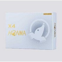 (혼마정품) 혼마 X4 골프공, 화이트, 1개, 4개