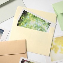 파스텔 청첩장 & 엽서봉투 100장입 블루, 1개