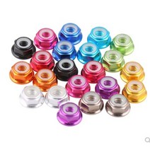 10pcs 알루미늄 플랜지 나일론 잠금 너트 m2 m2.5 m3 m4 m5 m6 모터 나사 삽입 자동 CW for RC, 01 M2.5  10pcs_10  rple