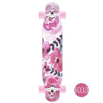 락미 댄싱 롱보드 초보자용 입문용 스케이트보드 46인치, 46인치-K03
