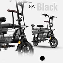 숙녀 전기 자전거 소형 자동차 좌석 가능 1 ~ 2 명 적용 전압 48v 성인 산책 대신, 05 Black 8A, 한개옵션1