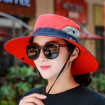 캠핑 등산모자 단자 야유회 산악 회모자 햇빛가리개, 핑크