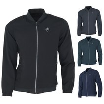 남자 화이트 지퍼라인 아웃도어 블루종 집업 글램핑