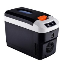 10L 소형 냉장고 12V 24V 자동차 가정용 듀얼 사용 야외 캠핑 휴대용 쿨러 스킨 케어, 01 D