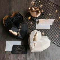 다이아몬드 하트 초콜릿 양갱 케이크 젤리 입체 3D 베이킹 6구 하트 비누 실리콘몰드