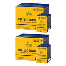 종근당 바이탈프로그램 비타민c 1 000mg 대용량 고함량 비타민c 정 피로회복 영양제, 2박스, 200정