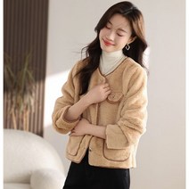 여리핏 페이크 무스탕 겨울 따듯한 자켓 여성