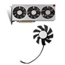 Cavabien 75MM FD8015H12S 12V 0.32A RadeonVII AMD Xfx Radeon VII 그래픽 비디오 카드 쿨링 팬(Fan-B)용 교체 쿨러 팬, Fan-A
