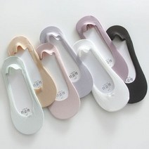 은창)골지 컬러풀 미끄럼방지 단색 양말 7색 덧신 _PEB-W8B6CF4