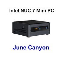 미니PC 컴퓨터 초미니 초소형 산업용 피씨 인텔 NUC7 미니 호스트 6 월 캐년 NUC7CJY 셀러론 J4005 9 세대 DDR4-2400 경량, [03] 4G DDR4 240G SSD
