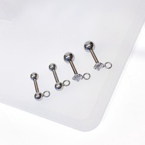 피어싱 만들기 DIY 고리 바벨 (2EA)