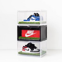 나이키신발보관함 모자보관함 조던신발장 운동화정리 슈케이스, 화이트