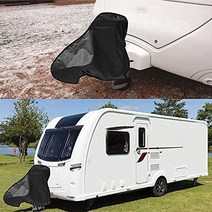 Caravan 히치 커버 공용 방수 통기성 견인 히치 커버 텅 잭 커버 PVC 트레일러 견인 볼 커플링 락