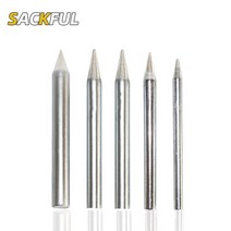 3Pcs 무연 납땜 팁 30W 100W 교체 인두, 02 60W