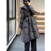 벨트 다운 숏 퀄팅 롱 오리털 데일리 미디 A라인패딩 패딩 여신룩