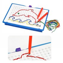 4살 두뇌발달 소근육장난감 바늘실꿰기추천 실끼우기교구 어린이집교구 유치원교구