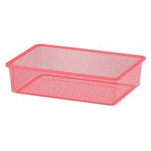 이케아 트로파스트 메시 수납상자 라이트레드 42x30x10cm 805.300.86