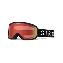 Giro 지로 로밍 스키 고글 남성 여성 청소년용 스노보드 2개 렌즈 포함 안개 OTG안경 너머, Black Core 2, Amber Scarlet/Yellow