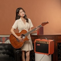 장범준기타 기타 어쿠스틱 일렉트릭 스틸 스트링 발라드리 포크 팝 플랫탑 어쿠스틱 기타, 픽업 설치, 40인치