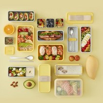 도시락통 피크닉 락앤락 DOSILOCK (도시락) 스타터팩LCB110S01, DOSILOCK(도시락), 7 밀프렙 3P + 1P