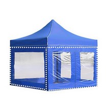 DZB 캐노피 천막 2.5M 벽면만 1면 투명 지퍼 바람막이 지지대 지붕 천막 코스트코 그늘막 풀세트 야외천막, DZ투명지퍼2.5M 커피