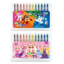 로이북스 리틀빅프렌즈 로보카폴리&해피스텔라 색연필 24색상 2세트, one color, free