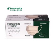 코리아헬스 에코 마스크 - 생분해 PLA 옥수수 친환경, 1개, 30매