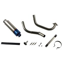 혼다 에이프 티타늄 룩 에이프 머플러 바이크 50 100 AC16 HC07 203101