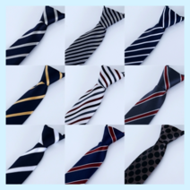 정장 유니폼 자동넥타이 9컬러 남성용/여성용