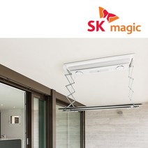 SK매직 천장 부착식 전동 빨래 건조대 (무료설치) MED324AL, 콘크리트천정(무료설치)