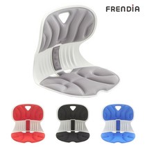 NEW 콤비체어 허리 바른자세 교정의자 요추 척추 등받이 좌식의자, 블랙 - 와이드