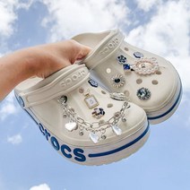 뷰랩ACC 보석진주 체인 크록스 지비츠 세트 2type