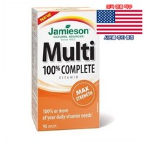 자미에슨 컴플리트 멀티비타민 90정 자메이슨 Jamieson Multivitamin 미국 직구 사은품 추가증정