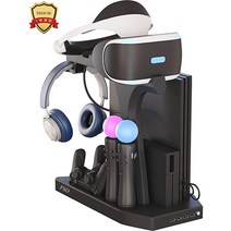 일본직발송 1. FISOUND PSVR PS4 · PS4PRO · PS4SLIM 다기능 수직 스탠드 PLAYSTATION4 무선 컨트롤러와 P, One Size_One Color, 상세 설명 참조0