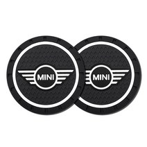 es) 자동차 방수 패드 한 쌍 블랙 미끄럼 방지 부품 미니 쿠퍼 S 2011 2012 2013 R56 R50 R53 F56 F55 R60, [02] 2PCS mini