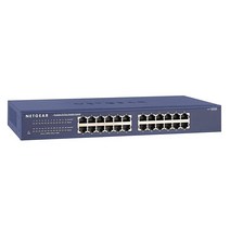 NETGEAR 8포트 기가비트 이더넷 플러스 스위치 매니지드 데스크탑&벽걸이용 평생 품질 보증(GS108Ev3), 24 port Rackmount