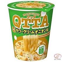 쯔케멘 시오라멘 일본 컵라면 라멘 컵라멘 토요수산 MARUHAN QTTA 사워크림 어니언 맛 82g×12개, 사워크림 어니언맛 82(x12)