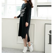 바닐라나인 세상편한 비치클럽 옆트임 롱 면 원피스